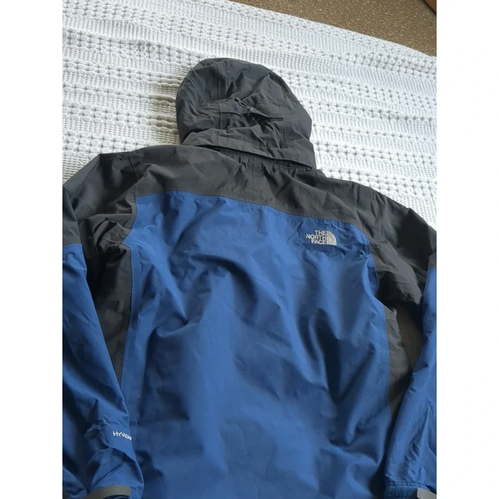 The North Face Hyvent 3 In 1 Jacket‎ Blue Gray Mens Sz Small Waterproof Ski